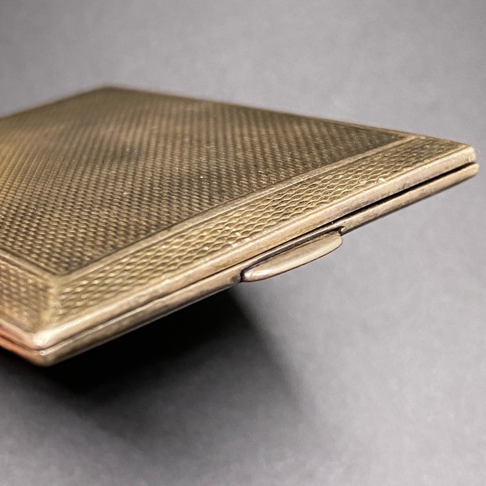 Antique Brass Pocket Photo Album Case Working Spring Hinge w/Leather Case - Picture 14 of 16